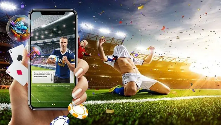A smartphone screen displaying the taya365 mobile app with a sports betting market open, highlighting its ease of use and accessibility.